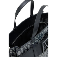 Armani Exchange Black Cotton Handbag