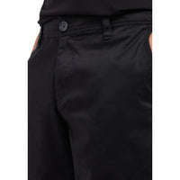 Armani Exchange Black Cotton Bermuda Shorts