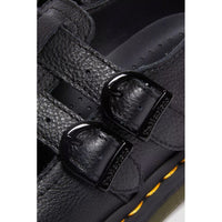Dr. Martens Black Leather Platform Pumps