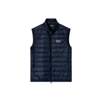 EA7 Emporio Armani Blue Polyamide Sleeveless Jacket