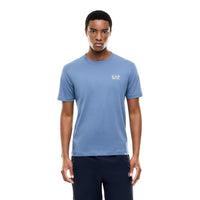 EA7 Emporio Armani Blue Cotton Sportswear