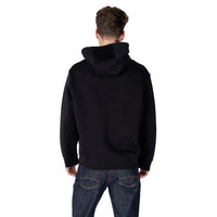 Armani Exchange Black Cotton Hoodie