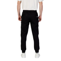 Armani Exchange Black Cotton Joggers (Workout Pants)