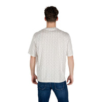 Armani Exchange Cream Cotton T-Shirt