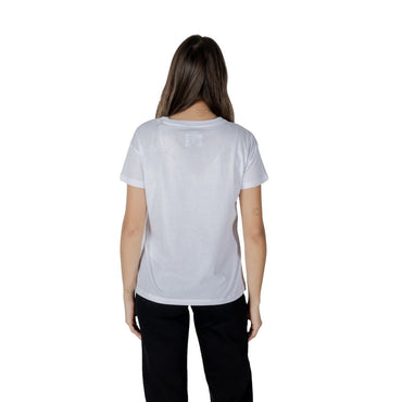 Armani Exchange White Cotton T-Shirt