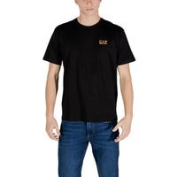 EA7 Emporio Armani Bicolor Cotton T-Shirt