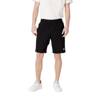 EA7 Emporio Armani Black Cotton Bermuda Shorts