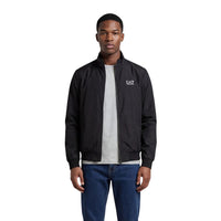 EA7 Emporio Armani Black Polyamide Bomber
