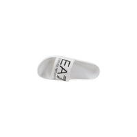 EA7 Emporio Armani White Pvc Slippers