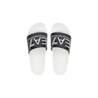 EA7 Emporio Armani Black And White Pvc Slippers