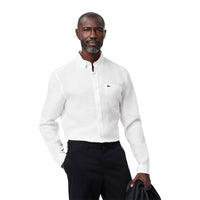 Lacoste White Linen Shirt
