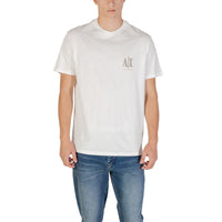Armani Exchange Cream Cotton T-Shirt