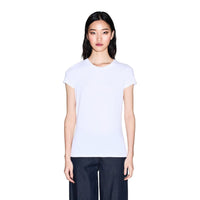 Armani Exchange White Cotton T-Shirt