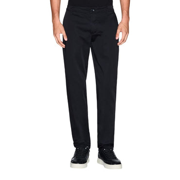 Armani Exchange Black Cotton Skinny Pants