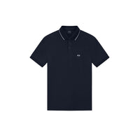 Armani Exchange Blue Cotton Polo Shirt