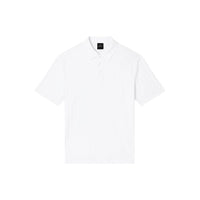 Armani Exchange White Cotton Polo Shirt