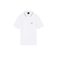 Armani Exchange White Cotton Polo Shirt