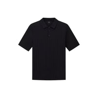 Armani Exchange Black Cotton Polo Shirt