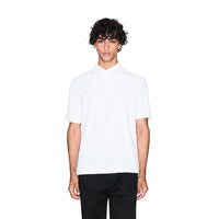 Armani Exchange White Cotton Polo Shirt