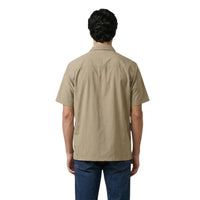 Armani Exchange Beige Cotton Shortsleeve Shirt