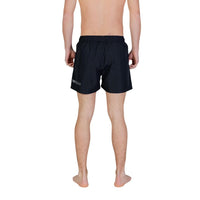 EA7 Emporio Armani Bicolor Polyester Swim Shorts