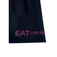 EA7 Emporio Armani Blue Polyester Swim Shorts