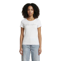 EA7 Emporio Armani White Elastane T-Shirt
