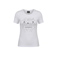 EA7 Emporio Armani White Cotton T-Shirt