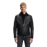 Hugo Boss Black Leather Leather Jacket
