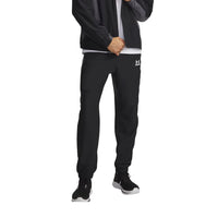 Under Armour Black And White Polyester Joggers (Workout Pants)