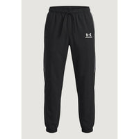 Under Armour Black And White Polyester Joggers (Workout Pants)