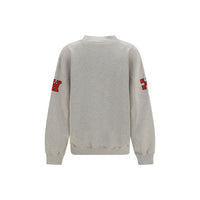 Off-White Gray Cotton Sweatshirt