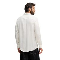 Armani Exchange Bicolor Viscose Pattern Shirt