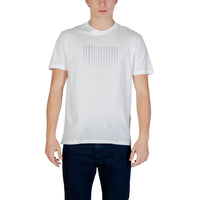Armani Exchange White Cotton T-Shirt