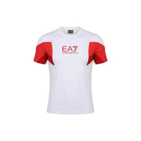 EA7 Emporio Armani White Cotton T-Shirt