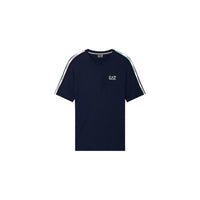 EA7 Emporio Armani Blue Cotton Sportswear