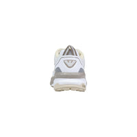 EA7 Emporio Armani White Polyester Athletic Sneakers