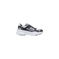 EA7 Emporio Armani Black And White Polyester Athletic Sneakers