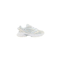 Lacoste White Recycled Polyester Athletic Sneakers