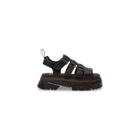 Dr. Martens Black Leather Platform Sandals