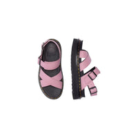 Dr. Martens Pink Leather Platform Sandals