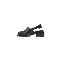 Dr. Martens Black Leather Mules