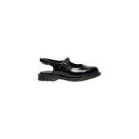 Dr. Martens Black Leather Flat Sandals