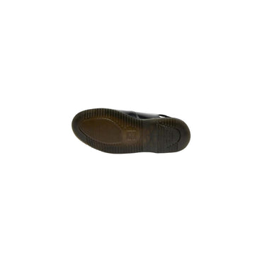 Dr. Martens Black Leather Flat Sandals