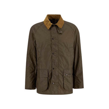 Barbour Green Cotton Full-Length Jacket
