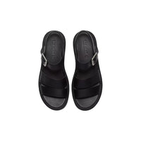 Timberland Black Leather Platform Sandals