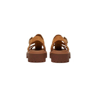 Timberland Brown Leather Flat Sandals