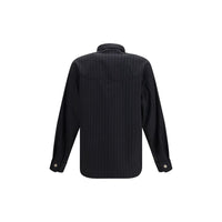 Versace Black Wool Oves Aries Shirt