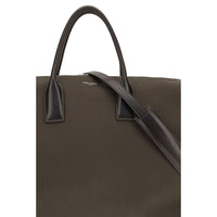 Saint Laurent Brown Calf Leather Bos Taurus Handbag