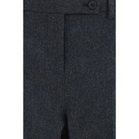 Khaite Gray Wool Oves Aries Dress Pants